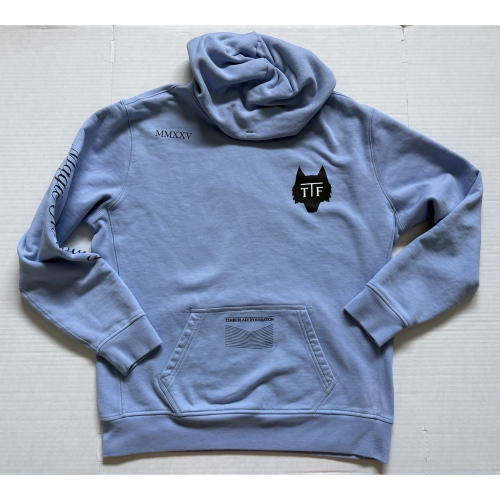 Greyson Golf Timberlake Foundation Hoodie Size Large Blue 2025